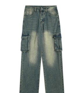 Bleached Baggy Jeans