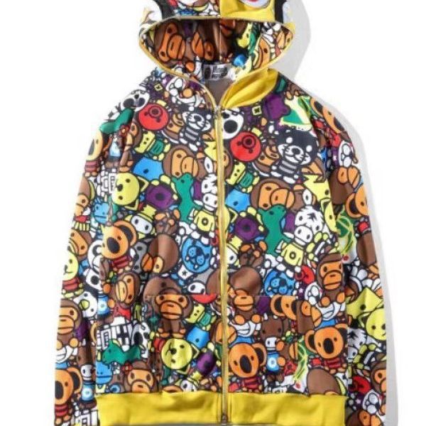 Bape WGM Half and Half Zipup