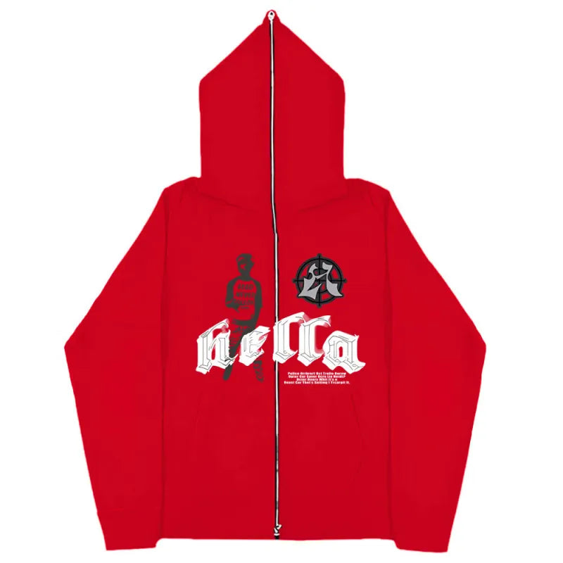 Full Zip Face Cover Hoodie