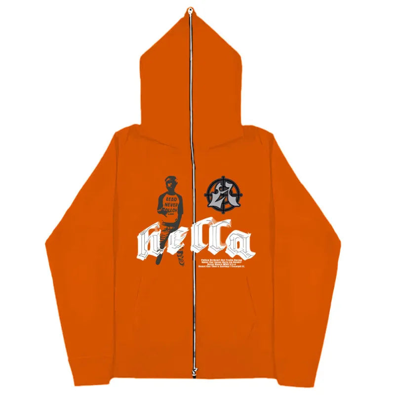 Full Zip Face Cover Hoodie