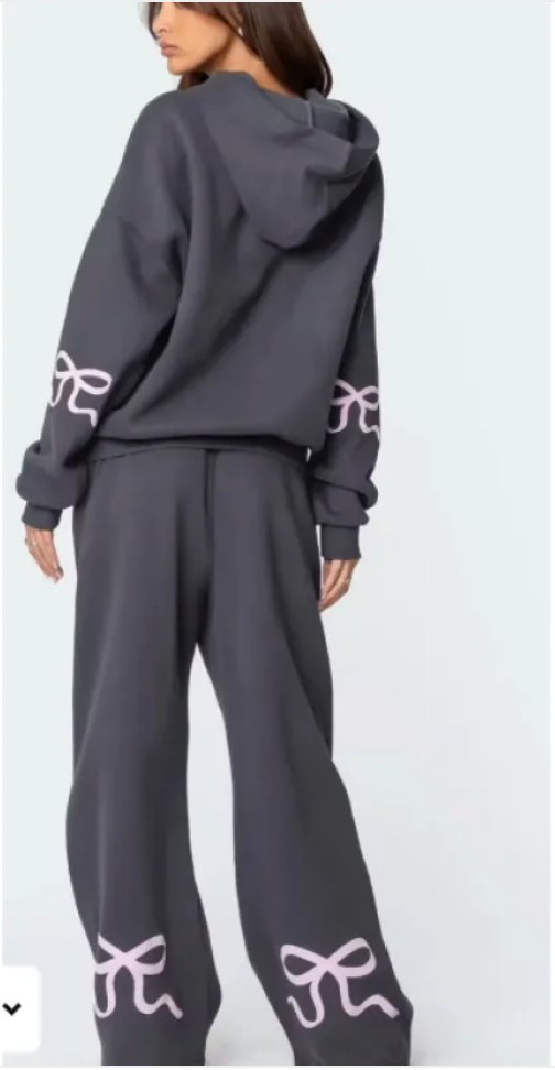 Women's Bow Tie Sweatsuit