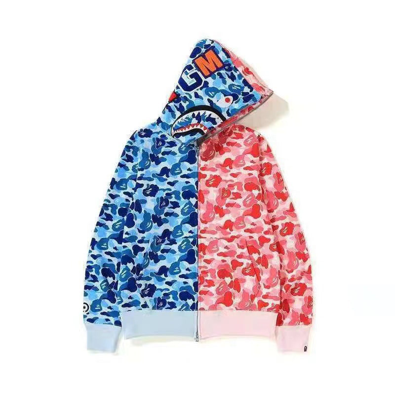 Bape WGM Half and Half Zipup