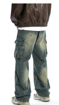 Bleached Baggy Jeans