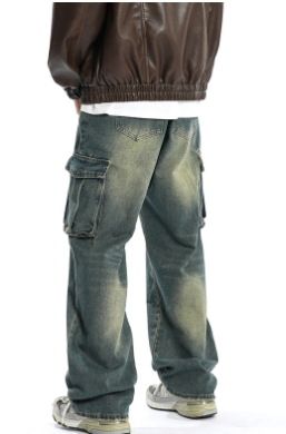 Bleached Baggy Jeans