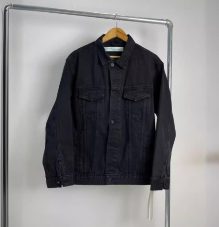 Off-White Arrow Denim Jacket Tape Design