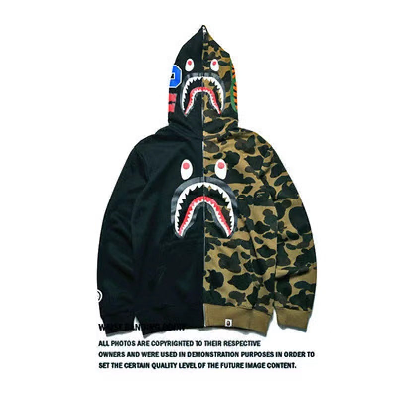 Bape WGM Half and Half Zipup