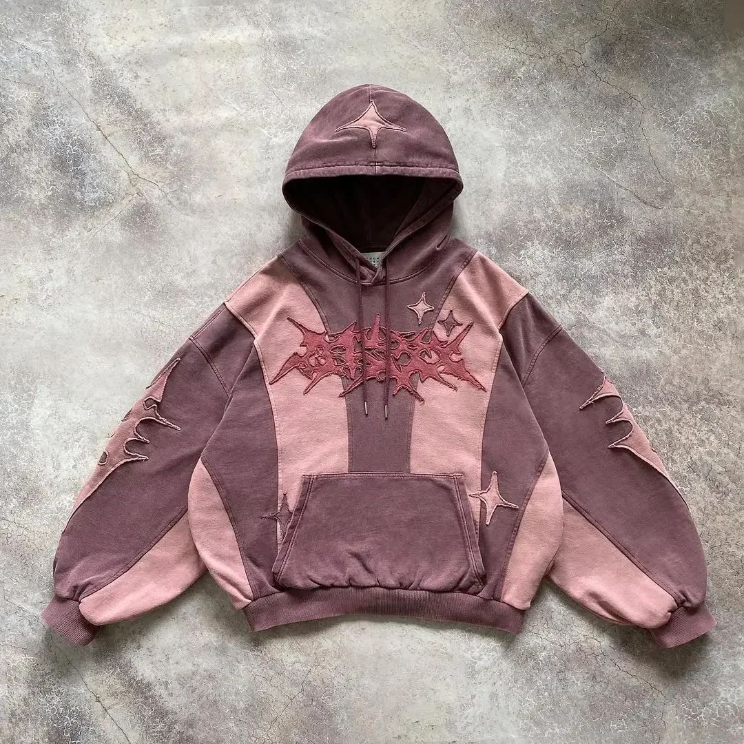 Graphic Baggy Pullover Hoodie