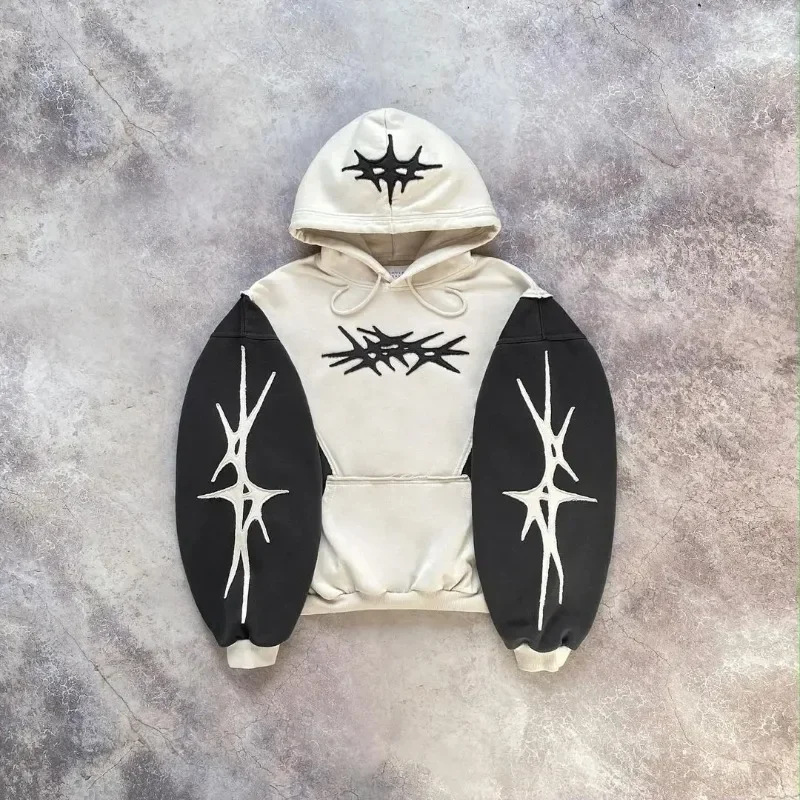 Graphic Baggy Pullover Hoodie
