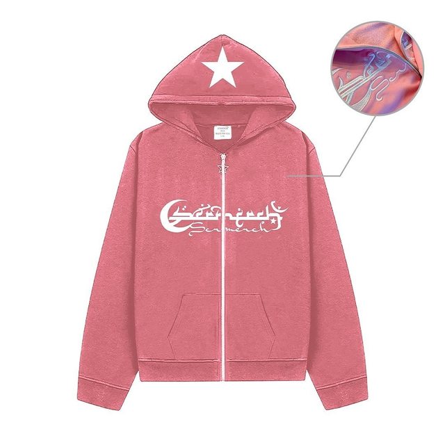 Star Zipup Silver Lined